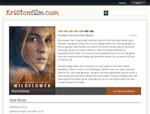 Tablet Screenshot of kristenfilm.com